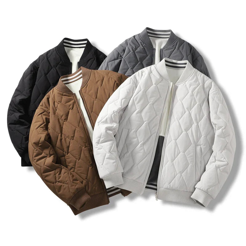 Miles | Modern-fit dobbelzijde jas
